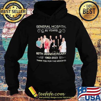 General hospital 60 years 60th anniversary 1963-2023 thank you for the memories shirt