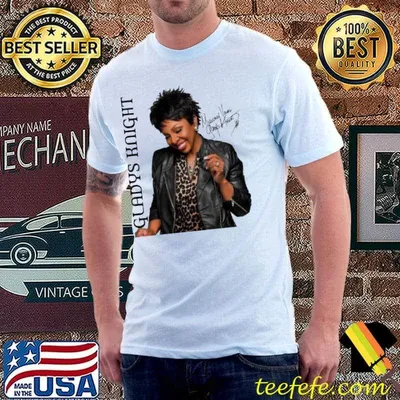 Gladys knight singer rock signature shirt