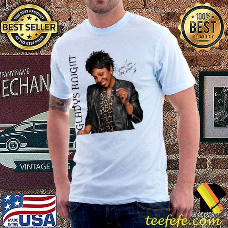 Gladys knight singer rock signature shirt