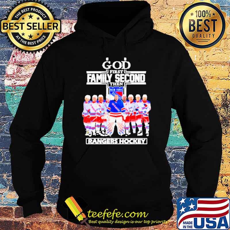 God first family second then new york rangers 2023 sport shirt