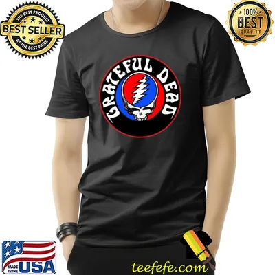 Grateful Dead Skull Symbol Music Band 1965 T-Shirt