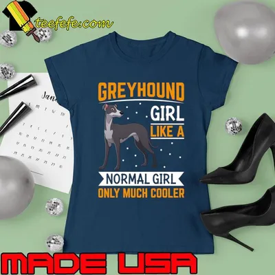 Greyhound Girls Like A Normal Girl Only Much Cooler T-Shirt
