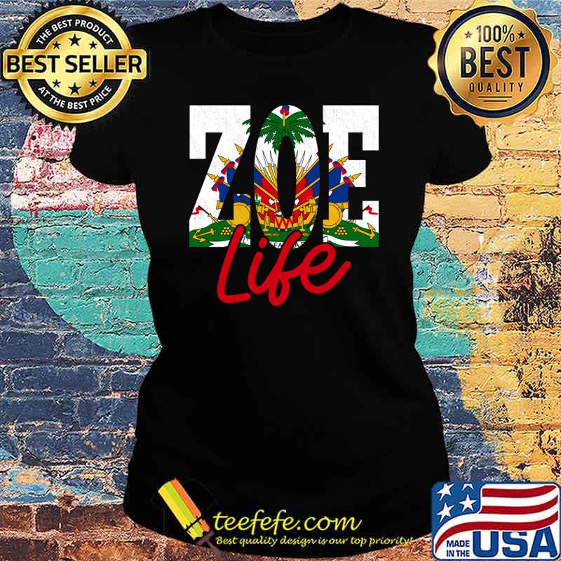 Haiti Flag Zoe Haitian Life Pride Vintage Haiti Haitia T-Shirt Ladies tee Haiti Flag Zoe Haitian Life Pride Vintage Haiti Haitia T-Shirt Ladies tee