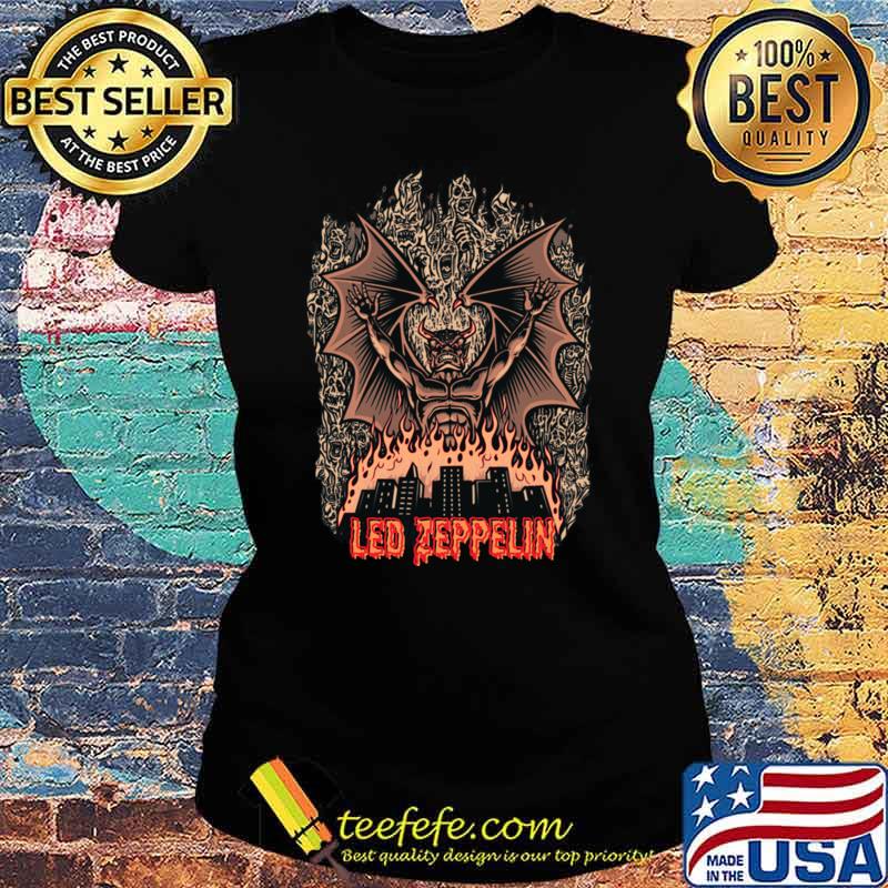 Heavy Metal Band Led Zeppelin T-Shirt Ladies tee Heavy Metal Band Led Zeppelin T-Shirt Ladies tee