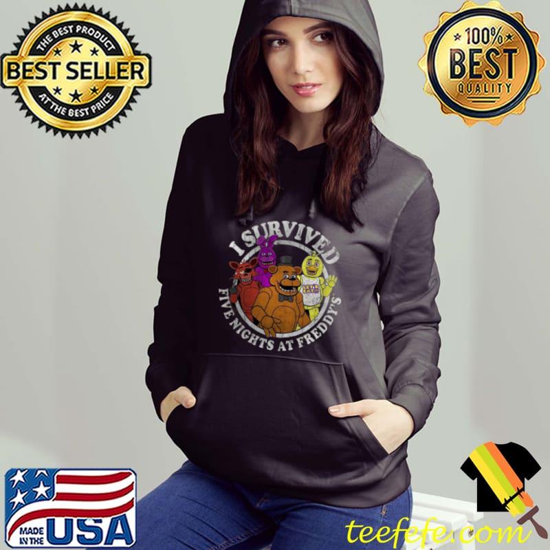 I survived five nights at Freddy's T-Shirt Hoodie I survived five nights at Freddy's T-Shirt Hoodie