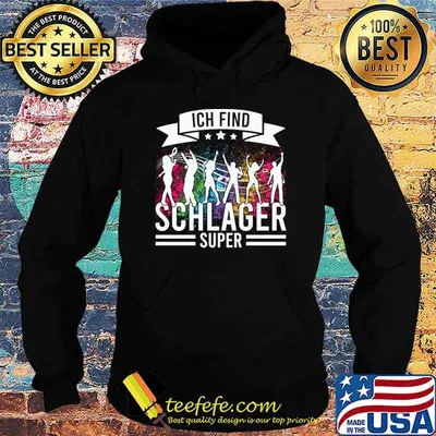 Ich Find Schlager Super Watercolor Folk Music Party Festival German T-Shirt