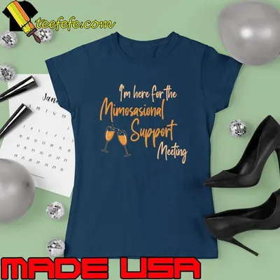 I'm here for the mimosional support meeting wine T-Shirt