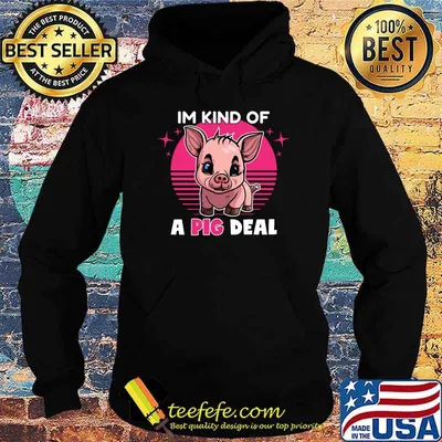 Im Kind Of A Pig Deal Vintage Animal Pun T-Shirt