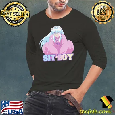 Inuyasha Feudal Dog Demon Anime Sit shirt