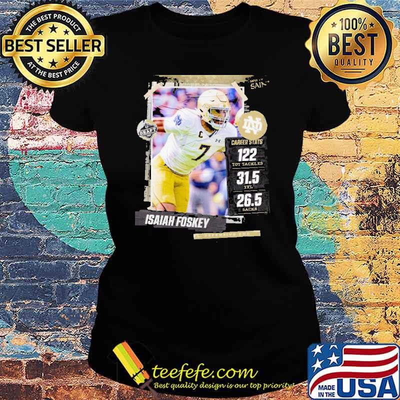 Isaiah Foskey Career New Orleans Saint Sport Shirt Ladies tee Isaiah Foskey Career New Orleans Saint Sport Shirt Ladies tee