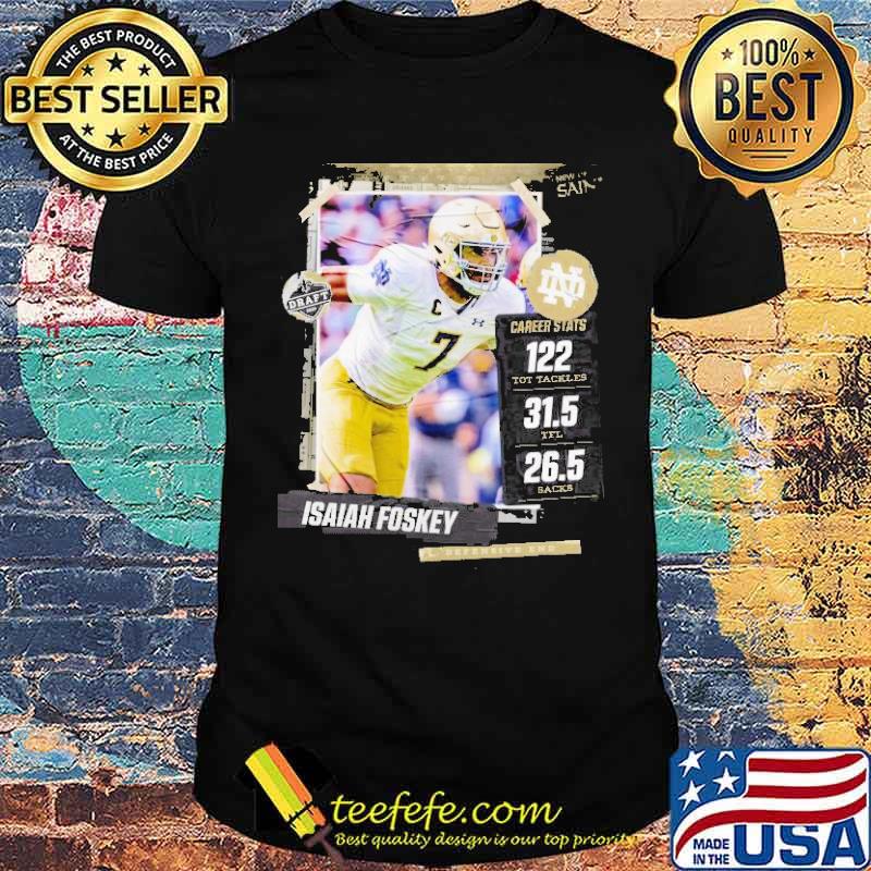 Isaiah Foskey Career New Orleans Saint Sport Shirt Unisex Isaiah Foskey Career New Orleans Saint Sport Shirt Unisex