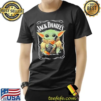 Jack Daniel's Baby Yoda Hug Jack Daniel's shirt