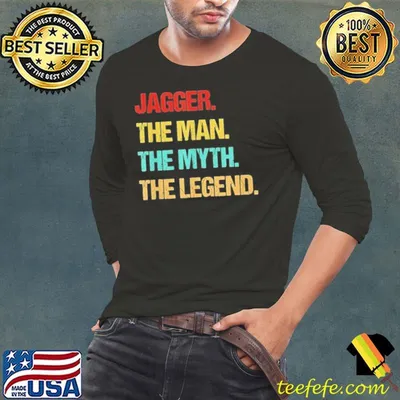 Jagger the man the myth the legend retro shirt