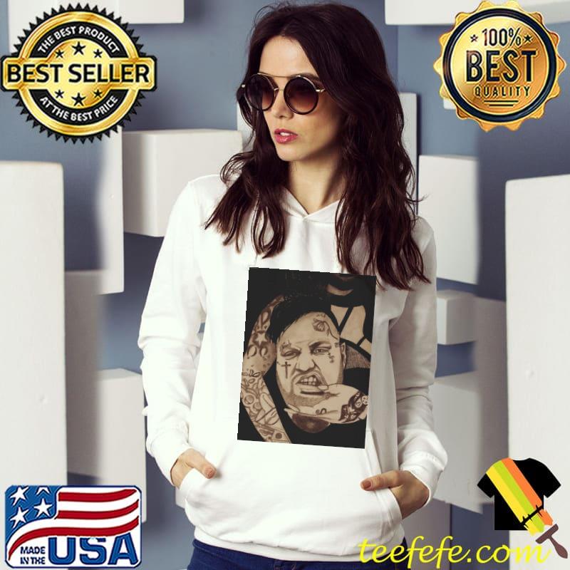 Jelly Roll Hand Drawn Portrait Singer s Hoodie Jelly Roll Hand Drawn Portrait Singer s Hoodie