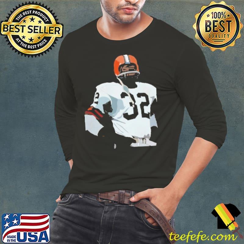 jim brown long sleeve jersey