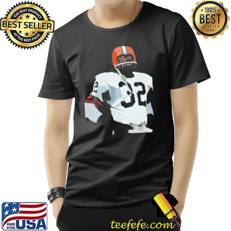 Jim Brown Stickers football shirt