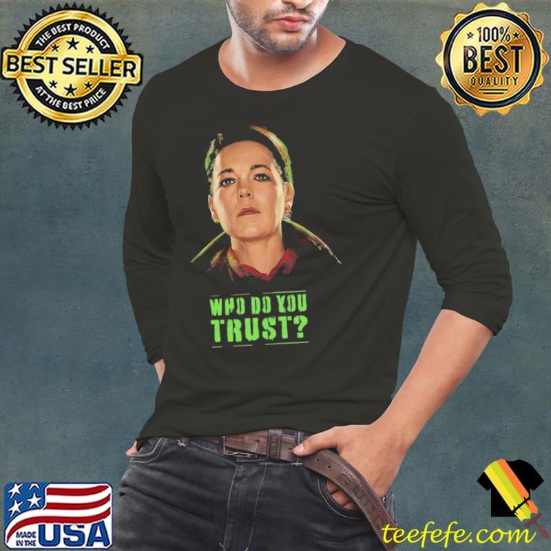 Junior's Marvel Secret Invasion Sonya Falsworth Who Do You Trust shirt