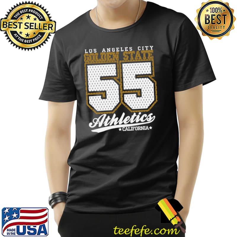 Los Angeles City Golden Athlestics California State 55 T-Shirt