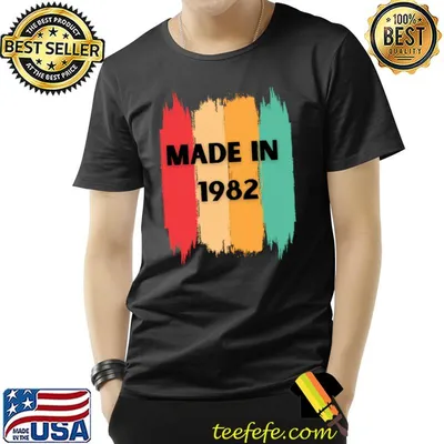 Made in 1982 vintage birthday T-Shirt