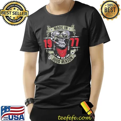 Made In 4780 1977 I Am Old For Good Bigfoot shirtReason
