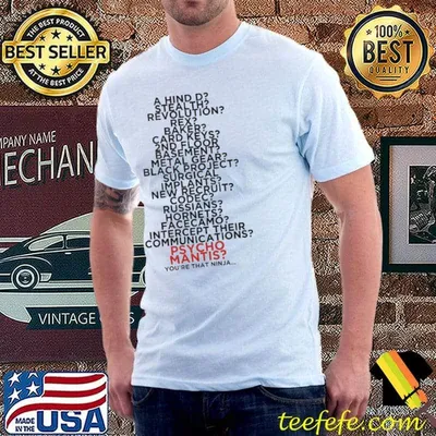 Metal Gear quote a hind stealth revolution black project shirt