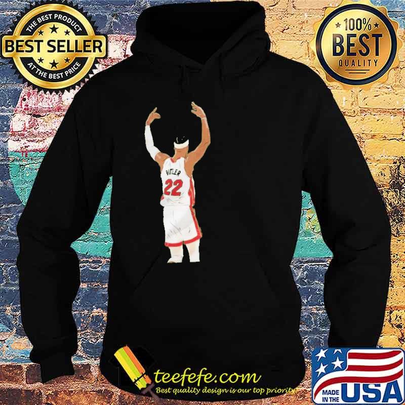 Miami Heat Jimmy Butler Celebration Sketch Active sport Shirt
