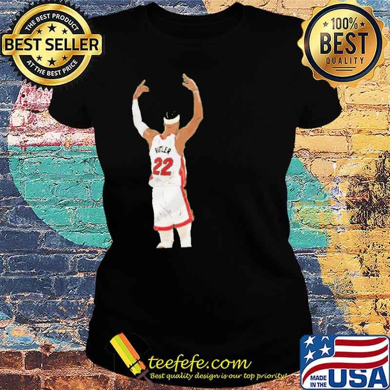 Miami Heat Jimmy Butler Celebration Sketch Active sport Shirt Ladies tee Miami Heat Jimmy Butler Celebration Sketch Active sport Shirt Ladies tee