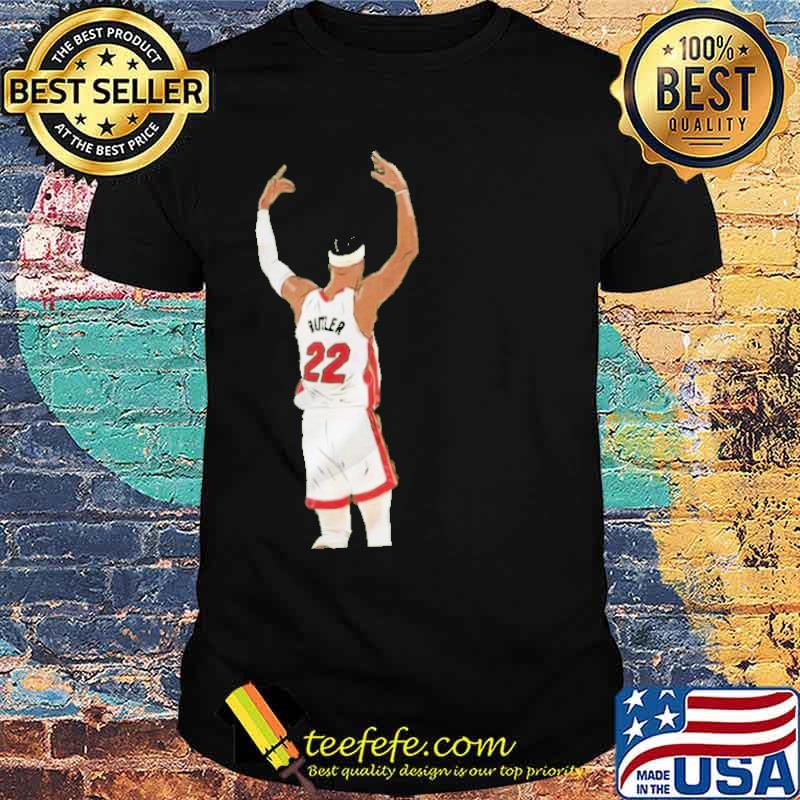 Miami Heat Jimmy Butler Celebration Sketch Active sport Shirt Unisex Miami Heat Jimmy Butler Celebration Sketch Active sport Shirt Unisex