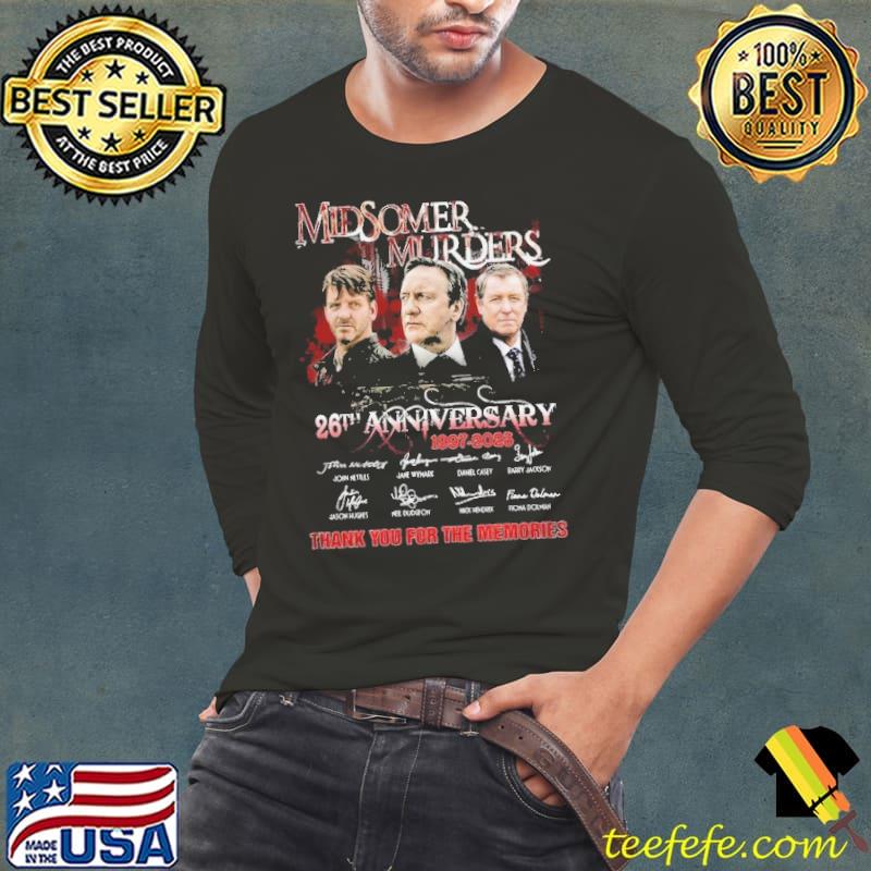 Midsomer Murders 26th anniversary 1997 2023 thank for the memories signature shirt