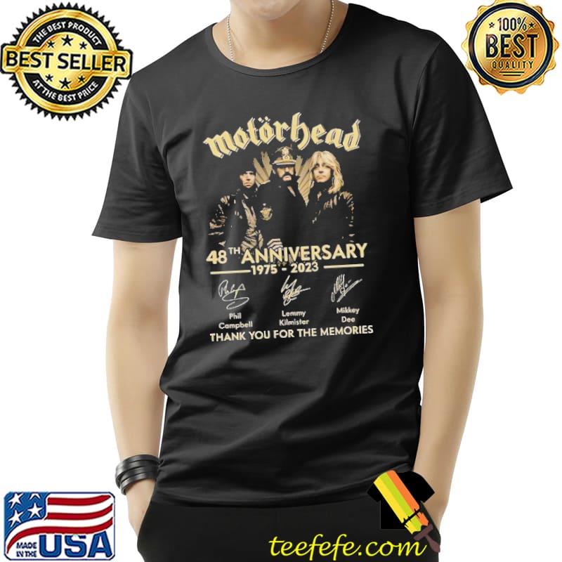 Motorhead 48th anniversary 1975 2023 thank you for the memories signature s Unisex Motorhead 48th anniversary 1975 2023 thank you for the memories signature s Unisex