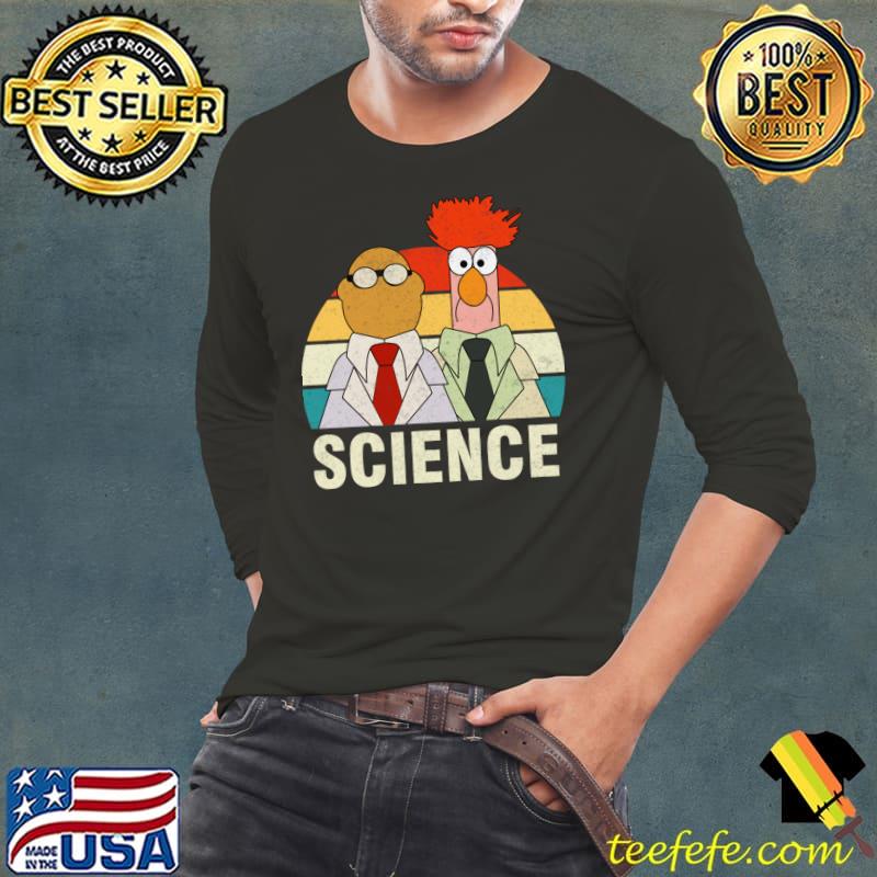 Muppets Science Bunsen And Beaker Vintage T-Shirt Long Sleeve Tee Muppets Science Bunsen And Beaker Vintage T-Shirt Long Sleeve Tee
