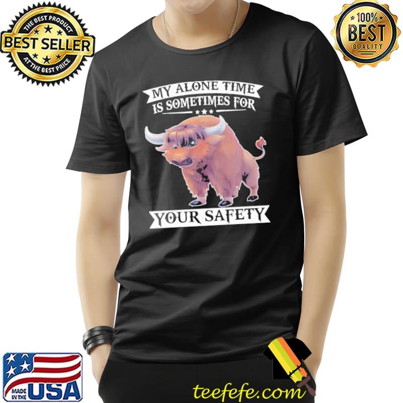 My Alone Time Is Sometimes For Bison Buffalo shirt My Alone Time Is Sometimes For Bison Buffalo shirt