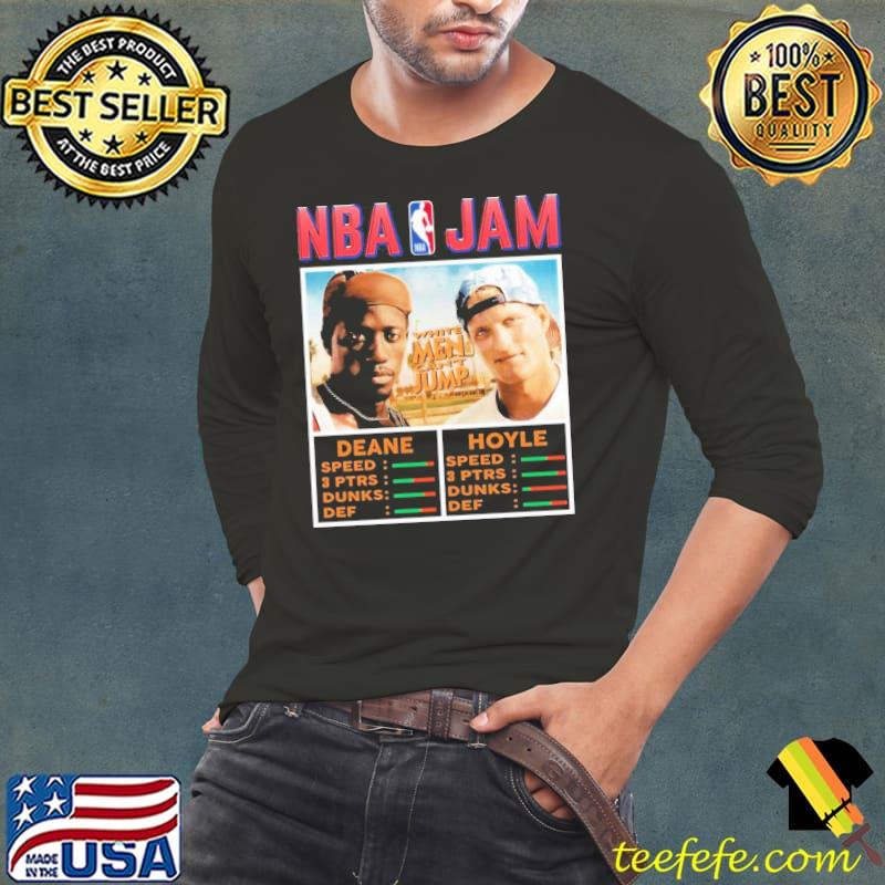 NBA Jam White Men Can't Jump s Long Sleeve Tee NBA Jam White Men Can't Jump s Long Sleeve Tee
