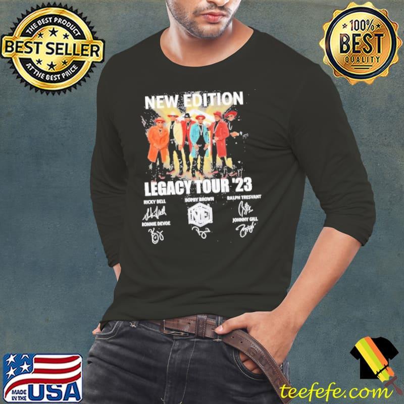 New edition legacy tour 23 signature shirt New edition legacy tour 23 signature shirt