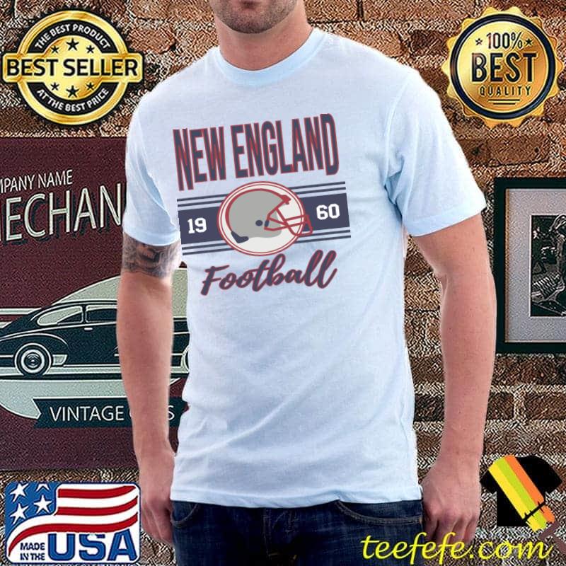 New England Football Retro 1960 Helmet T-Shirt