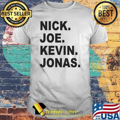 Nick Joe Kevin Jonas Brothers Concert Music shirt
