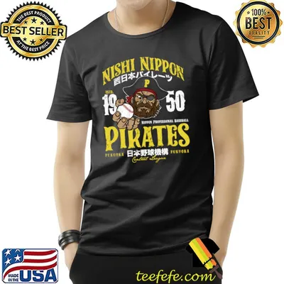 Nishi Nippon Pirates Central League Nippon Professional Baseball 1950 T-Shirt