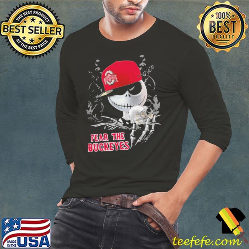 Ohio State fear the buckeyes jack skellington shirt