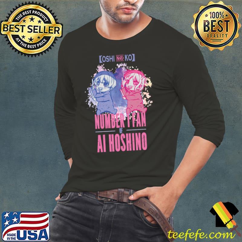 Oshi no ko number 1 fan of al hoshino two baby T-Shirt Long Sleeve Tee Oshi no ko number 1 fan of al hoshino two baby T-Shirt Long Sleeve Tee