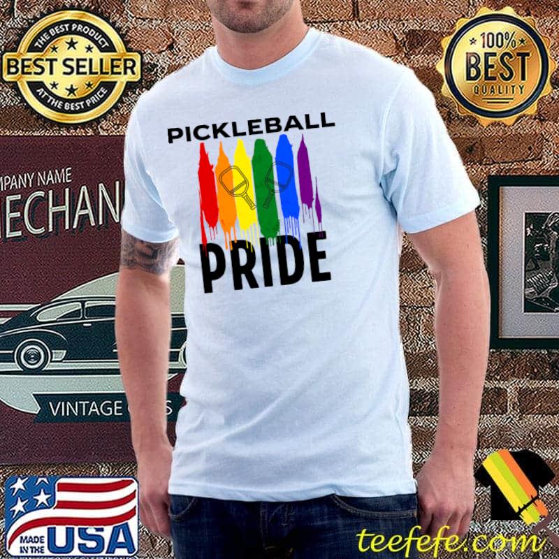 Pickleball Pride LGBTQ Pickleball Gift Pride Month T-Shirt