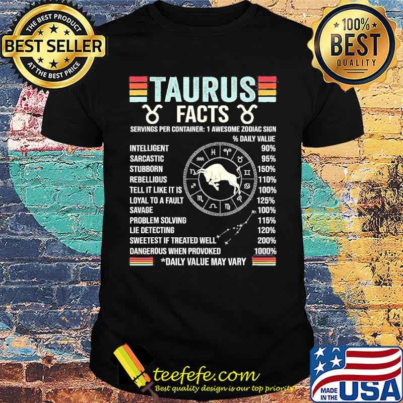 Retro Astrology Zodiac sign April or May birthday Taurus Shirt Unisex Retro Astrology Zodiac sign April or May birthday Taurus Shirt Unisex