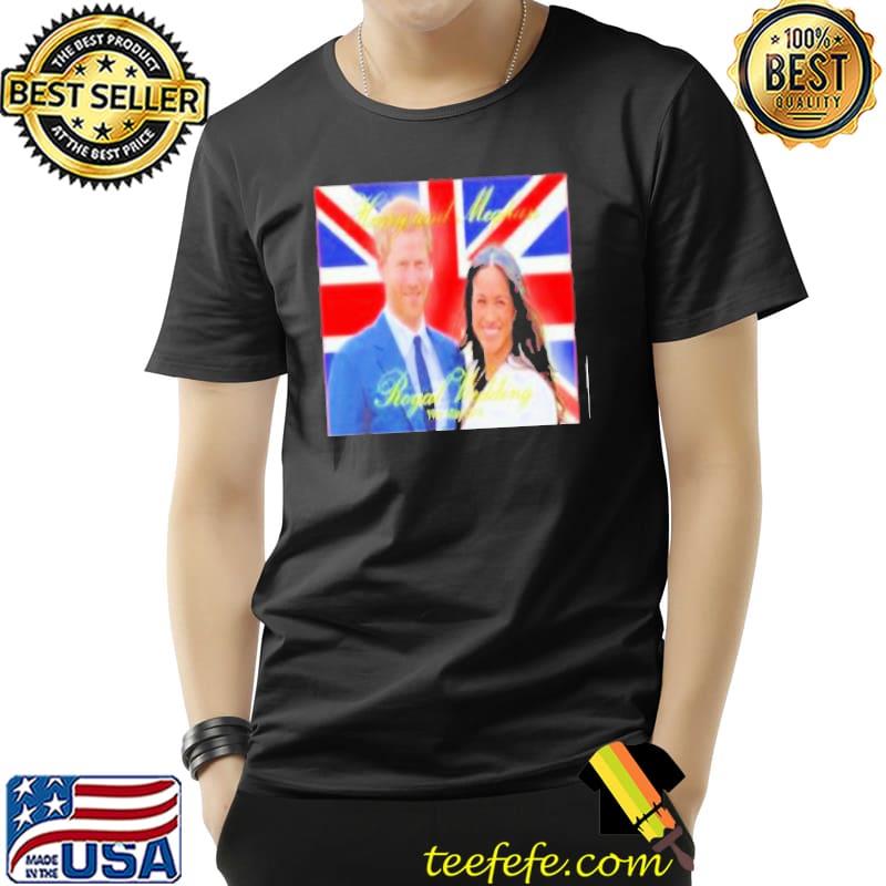 Royal Wedding Harry And Meghan Markle flag Shirt Royal Wedding Harry And Meghan Markle flag Shirt