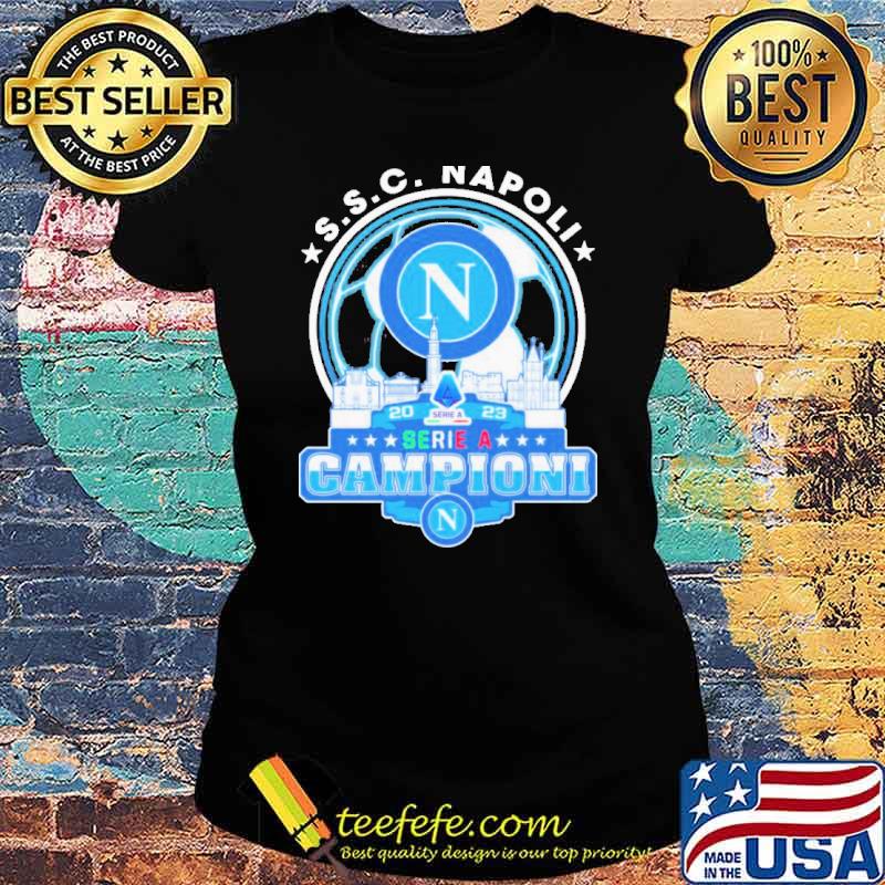 S.S.C Napoli 2023 Serie A Campioni sport s Ladies tee S.S.C Napoli 2023 Serie A Campioni sport s Ladies tee