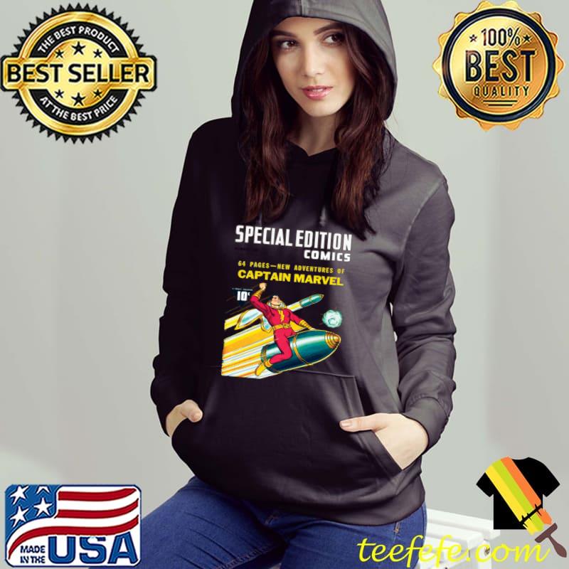 Special Edition Comics Adventures Of Captain Marvel Super Hero T-Shirt Hoodie Special Edition Comics Adventures Of Captain Marvel Super Hero T-Shirt Hoodie