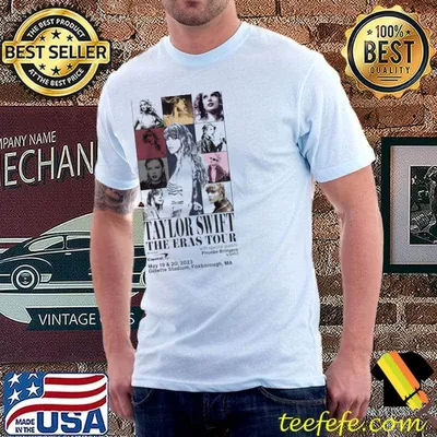 Taylor Swift The Eras Tour Gillette Stadium Foxborough Massachusetts 2023 shirt