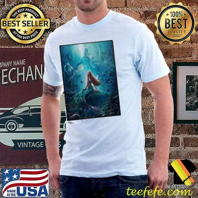 The little mermaid starring halle bailey the little mermaid day 2023 home decor poster shirt