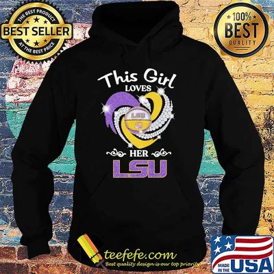 This girl loves her LSU heart shirt