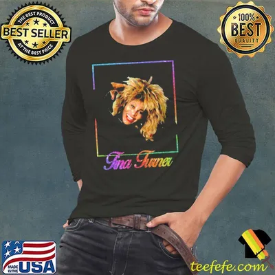 Tina turner singer music rock n roll shirt
