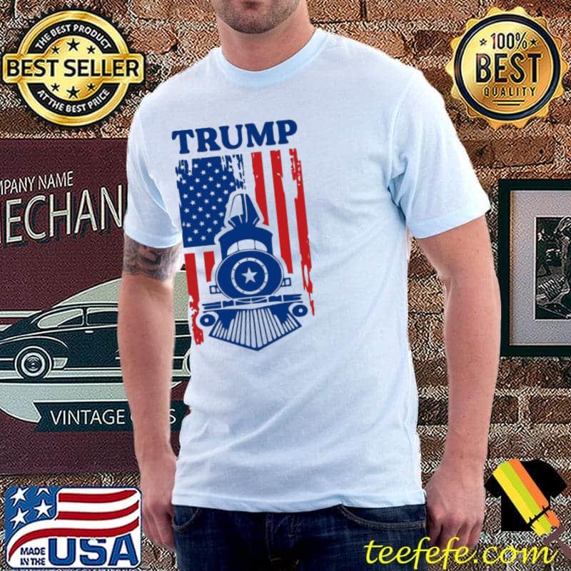 Trmp Train Maga American Flag shirt