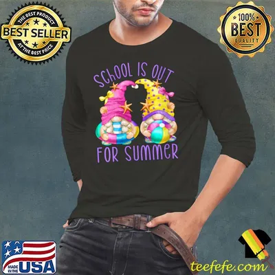 Tropical Beach Gnomes For School Is Out For Summer T-Shirt
